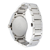 Calvin Klein Bold White Dial Silver Steel Strap Watch for Men - K2241120