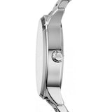 Michael Kors Kinley Diamond Pave Silver Dial Silver Steel Strap Watch for Women - MK5996