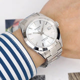 Tissot Gentleman Powermatic 80 Silicium Silver Dial Silver Steel Strap Watch For Men - T127.407.11.031.00