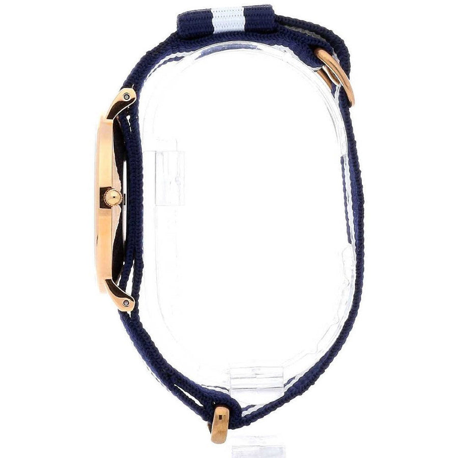 Daniel Wellington Classy Glasgow White Dial Two Tone Nylon Strap Watch For Women - DW00100078