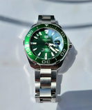 Tag Heuer Aquaracer Green Dial Watch for Men - WAY201S.BA0927