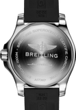 Breitling Superocean Automatic 44mm Yellow Dial Black Rubber Strap Watch for Men - A17367021I1S1