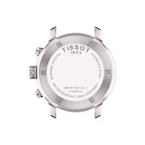 Tissot T Sport PRC 200 Chronograph White Dial Silver Steel Strap Watch For Men - T114.417.11.037.00