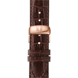 Tissot Le Locle Powermatic 80 Silver Dial Brown Leather Strap Watch For Men - T006.407.36.033.00