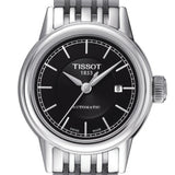 Tissot Classic Carson Powermatic 80 Black Dial Silver Steel Strap Watch For Men - T085.407.11.051.00