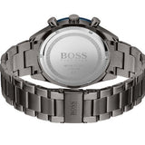 Hugo Boss Santiago Blue Dial Grey Steel Strap Watch for Men - 1513863