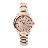 Burberry The Classic Rose Gold Dial Two Tone Steel Strap Watch for Women - BU10117