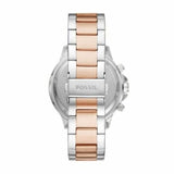 Fossil Perfect Boyfriend Mother of Pearl Dial Two Tone Steel Strap Watch for Women - ES4135