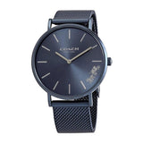 Coach Perry Blue Dial Blue Mesh Bracelet Watch for Women - 14503485