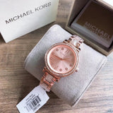 Michael Kors Sofie Quartz Rose Gold Dial Rose Gold Steel Strap Watch For Women - MK3882