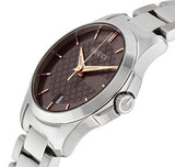 Gucci G Timeless Brown Dial Silver Steel Strap Watch For Women - YA126529