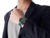 Gucci Dive Black Dial Green Rubber Strap Watch For Men - YA136310