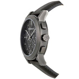 Burberry The City Black Dial Black Leather Strap Watch for Men - BU9364