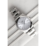 Tissot Gentleman Silver Dial Silver Steel Strap Watch For Men - T127.410.11.031.00