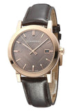 Burberry The City Brown Dial Brown Leather Strap Watch for Men - BU9013