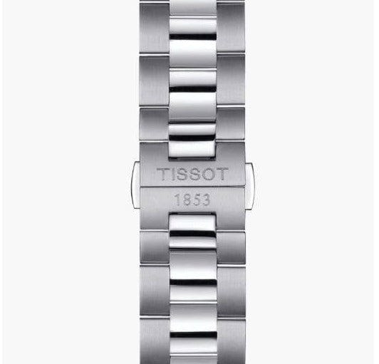 Tissot Gentleman Powermatic 80 Silicium Black Dial Silver Steel Strap Watch For Men - T127.407.11.051.00