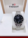 Tissot Carson Silver Stainless Steel Black Dial Premium Watch For Men - T122.410.11.053.00