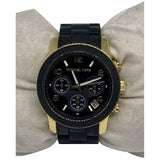 Michael Kors Runway Black Dial Black Silicone Strap Watch for Women - MK5191