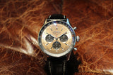 Breitling Navitimer B01 Chronograph 43 Brown Dial Black Leather Strap Watch for Men - AB0138241K1P1