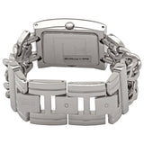 Guess Mod Heavy Metal Silver Dial Silver Steel Strap Watch For Women - W1117L1