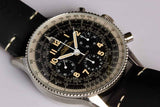 Breitling Navitimer Ref. 806 1959 Re-Edition Black Dial Brown Leather Strap Watch for Men - AB0910371B1X1