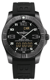Breitling Aerospace Evo Black Dial Black Rubber Strap Watch for Men - V79363101B1S1