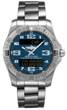 Breitling Aerospace Evo Blue Dial Silver Steel Strap Watch for Men - E79363101C1E1