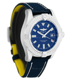 Breitling Avenger Automatic 43 Blue Dial Blue Nylon Strap Watch for Men - A17318101C1X1