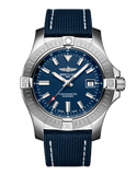 Breitling Avenger Automatic 43 Blue Dial Blue Nylon Strap Watch for Men - A17318101C1X1