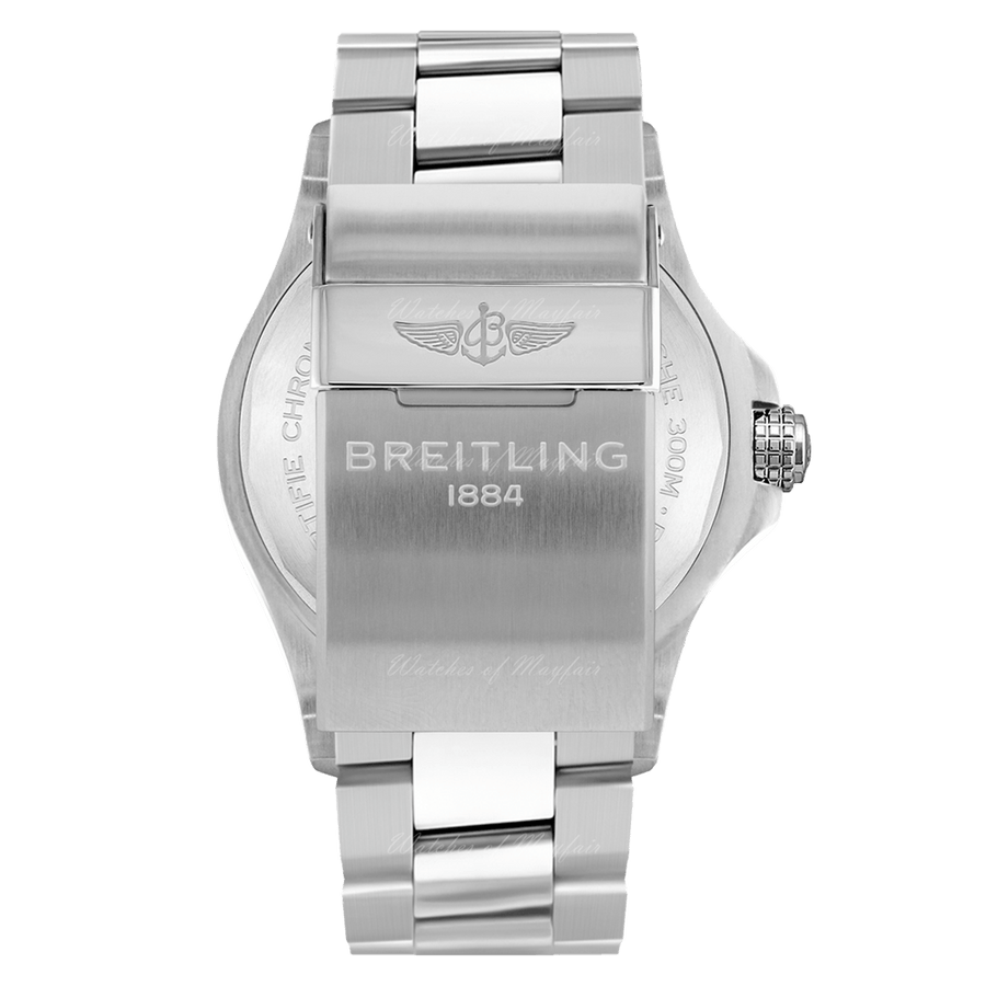 Breitling Avenger Automatic 43mm Blue Dial Silver Steel Strap Watch for Men - A17318101C1A1