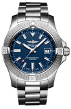 Breitling Avenger Automatic 43mm Blue Dial Silver Steel Strap Watch for Men - A17318101C1A1