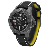 Breitling Avenger Automatic 45 Seawolf Night Mission Black Dial Black Nylon Strap Watch for Men - V17319101B1X1
