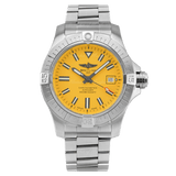 Breitling Avenger Automatic 45mm Seawolf Yellow Dial Silver Steel Strap Strap Watch for Men - A17319101/1A1