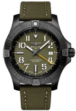 Breitling Avenger Automatic GMT 45 Night Mission Green Dial Green Nylon Strap Watch for Men - V323952A1L1X1