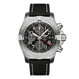 Breitling Avenger B01 Chronograph GMT Black Dial Black Nylon Strap Watch for Men - A24315101B1X1