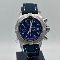 Breitling Avenger Chronograph 43 Blue Dial Blue Nylon Strap Watch for Men - A13385101C1X1