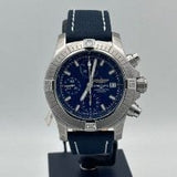 Breitling Avenger Chronograph 43 Blue Dial Blue Nylon Strap Watch for Men - A13385101C1X1