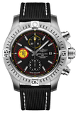 Breitling Avenger Chronograph 45mm Swiss Air Force Team Black Dial Black Nylon Strap Watch for Men - A133171A1B1X1