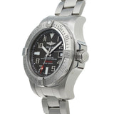 Breitling Avenger II Seawolf 45mm Grey Dial Silver Steel Strap Mens Watch - A1733110/F563