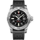 Breitling Avenger II Seawolf Stainless Steel 45mm Black Rubber Strap Mens Watch - A1733110/BC31/153S