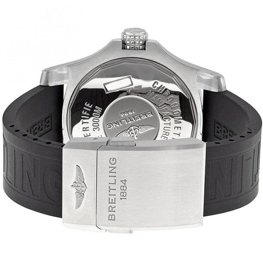 Breitling Avenger II Seawolf Stainless Steel 45mm Black Rubber Strap Mens Watch - A1733110/BC31/153S