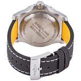 Breitling Avenger Automatic 45 Seawolf Yellow Dial Black Nylon Strap Watch for Men - A17319101I1X1