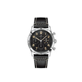 Breitling Avi Ref. 765 1953 Re-Edition Black Dial Black Leather Strap Watch for Men - AB0920131B1X1