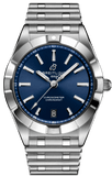 Breitling Chronomat 32 Blue Dial Silver Steel Strap Watch for Women - A77310101C1A1