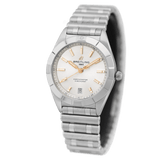 Breitling Chronomat 32 Diamonds White Dial Silver Steel Strap Watch for Women - A77310101A3A1