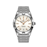 Breitling Chronomat 32 Diamonds White Dial Silver Steel Strap Watch for Women - A77310101A3A1