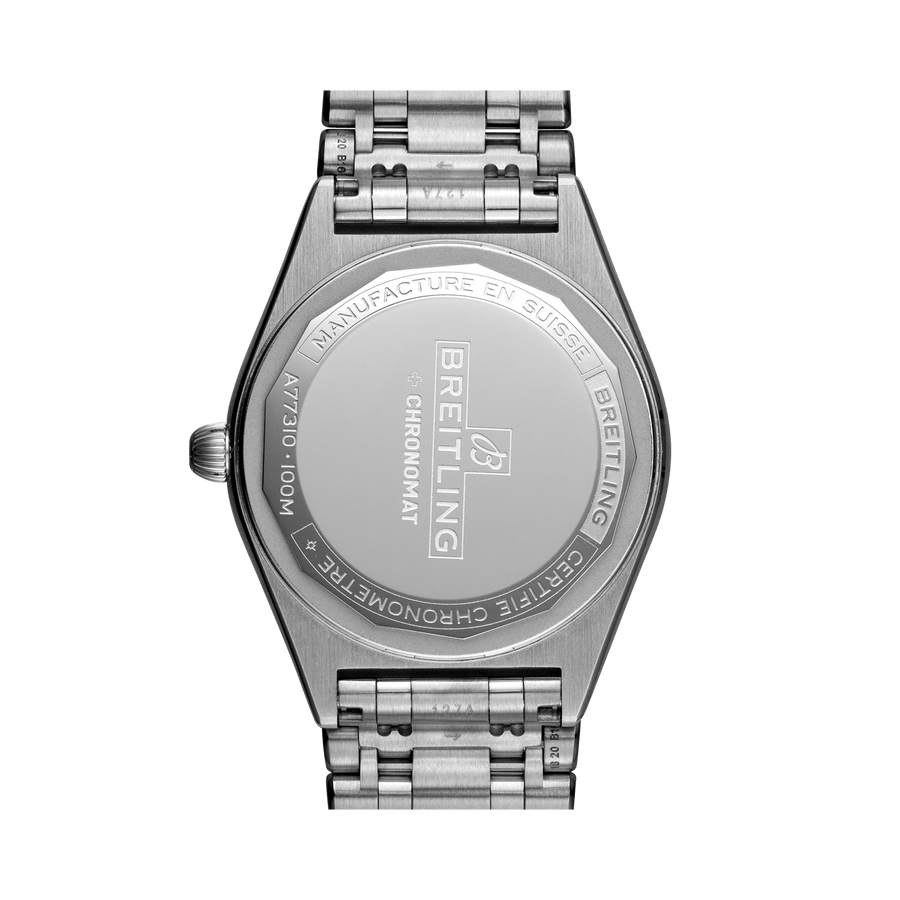 Breitling Chronomat 32 Mother of Pearl Dial Silver Steel Strap Watch for Women - A77310101A4A1