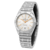 Breitling Chronomat 32 Diamonds White Dial Silver Steel Strap Watch for Women - A77310101A3A1