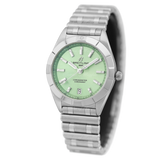 Breitling Chronomat 32 Diamonds Green Dial Silver Steel Strap Watch for Women - A77310101L1A1