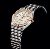 Breitling Chronomat 32 Diamonds White Dial Two Tone Steel Strap Watch for Women - U77310591A1U1